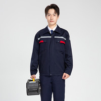 Ensemble de pantalons de travail en coton antistatique printemps/automne pour hommes, uniforme d'atelier pour mineurs de charbon, électriciens souterrains, usine, veste supérieure