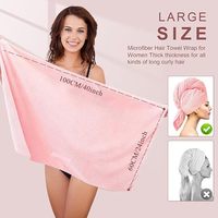 Large Quick-Dry Microfiber Hair Towel Wrap Turban