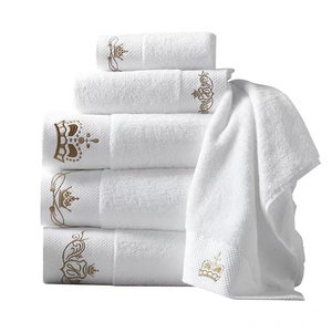 Toallas de Hotel de Lujo de <span class=keywords><strong>5</strong></span> Estrellas, 100% Algodón Orgánico, Jacquard, Toalla de Baño, Toalla Facial, Logotipo Bordado - Product Image 1