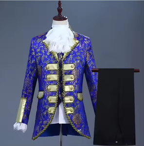 Costume de Prince Victorien pour Homme Adulte, Tenue Formelle, Blazer Rétro Noble, Pantalon, Veste de Cour, Manteau Royal pour Halloween - Product Image 6