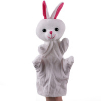 Nouveau Style gants à cinq doigts Jungle Animal marionnette poupée personnage zodiaque Animal gants en peluche famille jeu de rôle marionnettes à main