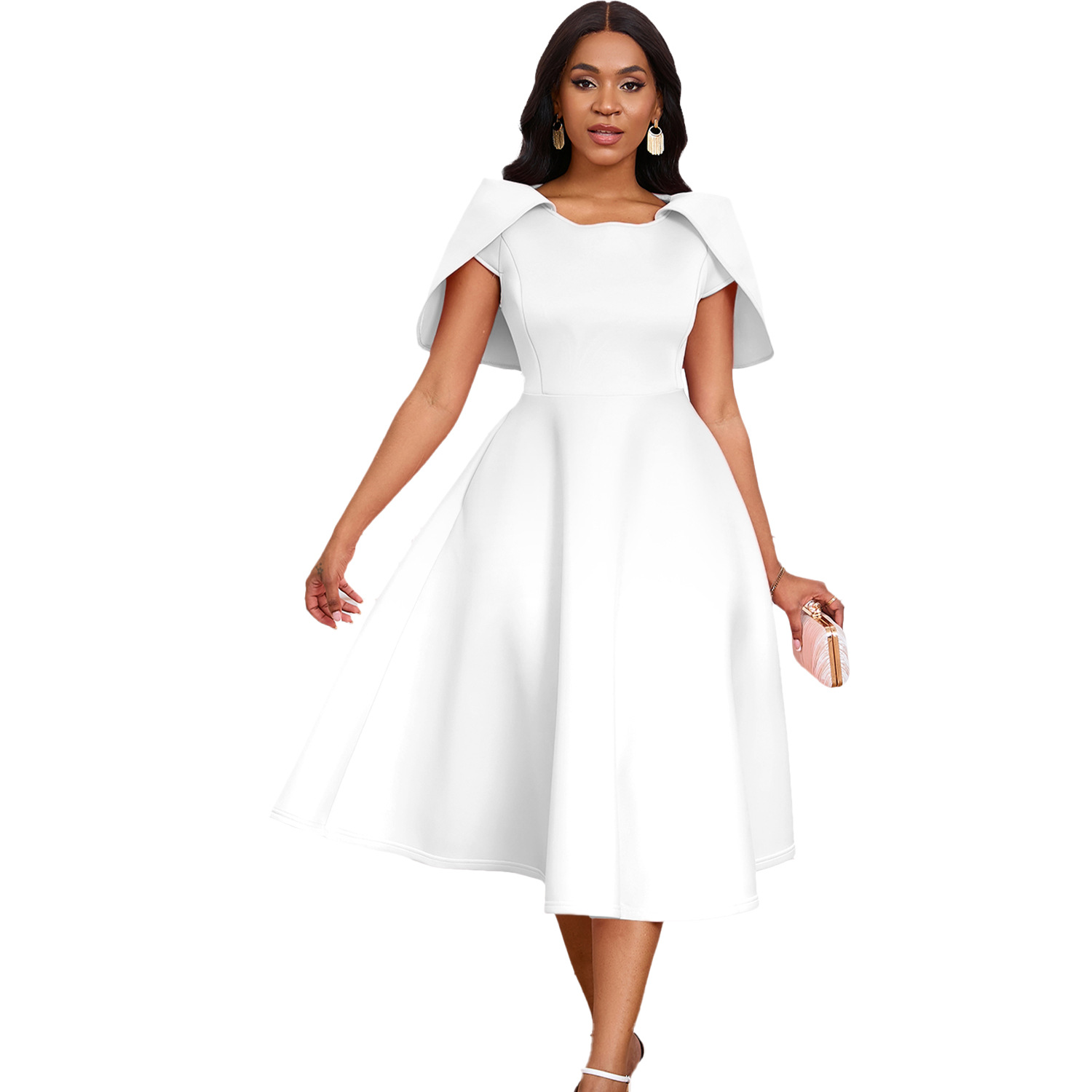 green emerald velvet dress Jdlsppl Women's Midi Dresses 1950s 60s Short Sleeve Dress 20s A Line Ruched Vintage  High Waist Casual Date Night Swing Dress Black Small at Amazon Women's  Clothing store