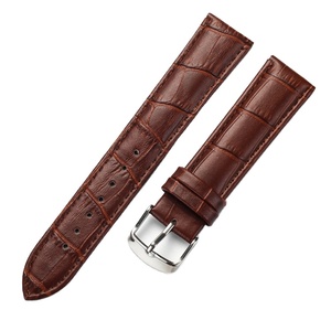 Vintage-Armband Echtes Leder Uhrenarmbänder 18 20 22mm Klassisches Alligatorleder Uhrenarmband - Product Image 1