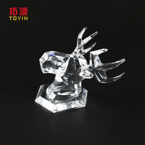 Rõ ràng Acrylic Pha lê sóc orn treo trang trí - Product Image 6