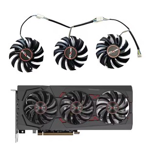 FD7010H12 4PIN 75มม. FDC10H12D9-C GPU RX <span class=keywords><strong>5600</strong></span> <span class=keywords><strong>XT</strong></span> สำหรับแซฟไฟร์ RX <span class=keywords><strong>5600</strong></span> <span class=keywords><strong>XT</strong></span> 6G การ์ดจอ D6รุ่นแพลทินัม Pro OC - Product Image 1