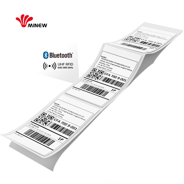 iot uhf rfid printable labels parcel tracker real time monitoring rtls bluetooth asset tracking ble tags beacon for logistics