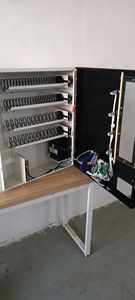 Automatischer intelligenter schwarzfarbiger Kondom- oder Sanitäre-Wandwäsche-Kartenautomat mit Kreditkartenleser - Product Image 5