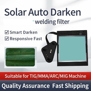 Máscara de Soldadura TIG MIG MMA con Oscurecimiento Automático Solar, Gran Visión, 4 Sensores de Arco, DIN5-DIN13, Ventana Grande, Color Real - Product Image 2