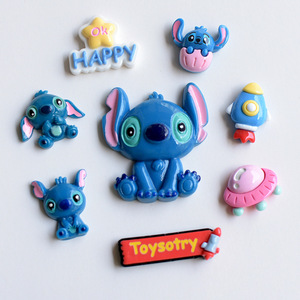 Mini ciondoli in resina a fondo piatto per la decorazione della casa crema colla artigianato ornamenti cartoni animati Cabochon fai da te accessori per custodie del telefono - Product Image 1