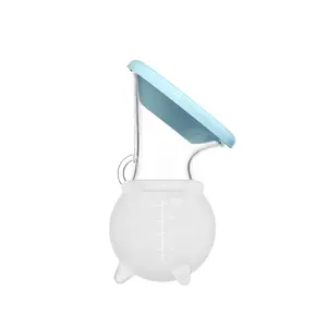 Newly launched Custom Factory BPA Free Silicone material milk save storage portable breast pump simple manual breast pump bag