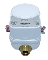 Compteur de débit ultrasonique fiable DN15 DN25 pour tuyau en laiton IP68 avec vanne WiFi et contrôle via application Tuya Zigbee