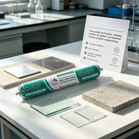 Scellant silicone neutre résistant aux intempéries SH-6000 YSD, échantillon gratuit disponible, colle d'étanchéité pour fenêtres, portes, construction extérieure