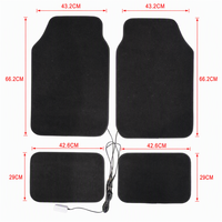 Tapis de voiture Car Stars, imperméables, à fibres optiques, éclairage LED pour voiture, tapis de voiture scintillants avec télécommande par application