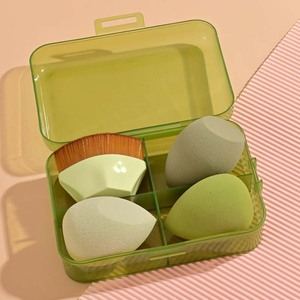 Lot de houppettes de maquillage en forme d'œuf - Éponge <span class=keywords><strong>magique</strong></span> n° 55 pour fond de teint, ne prend pas <span class=keywords><strong>la</strong></span> poudre - Product Image 1