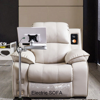 Chaise de massage de relaxation électrique simple canapé inclinable avec fonction de musique d'hypnose de vibration pour la maison salon chambre hôtel