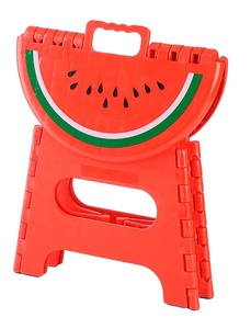 Anti-Skid Folding Step <strong>Stool</strong> Fruit Picture <strong>Seat</strong> for Kids and Adults with Handle Solid Plastic Kitchen Dining <strong>Stool</strong> <strong>Seat</strong> - Product Image 4