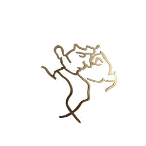 Adorno de <span class=keywords><strong>Pastel</strong></span> Acrílico con Línea Simple de Pareja <span class=keywords><strong>para</strong></span> el Día de San Valentín 2024, Adorno de <span class=keywords><strong>Pastel</strong></span> de Hombre y <span class=keywords><strong>Mujer</strong></span> Tomados de la Mano - Product Image 3