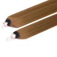 Extensions de cheveux en plumes tendance, légères, en cheveux humains naturels, doux, soyeux, à l'éclat naturel, fabriquées à la main, pour le coiffage et les séances photo.