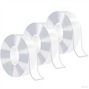 Nastro <span class=keywords><strong>Biadesivo</strong></span> Ultra Resistente Rinforzato Trasparente in EVA/PU/Nano PET Acrilico Adesivo Impermeabile Fustellato Facile da Strappare - Product Image 2