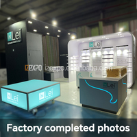Module autoportant pour stand d'exposition cosmétique 10x20ft 20x20ft, stand d'expo beauté, stand de salon professionnel pour maquillage en centre commercial