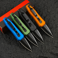 Couteau pliant en acier D2 KS 7500 Mini, manche en aluminium d'aviation, couteau de poche tactique, porte-clés, équipement de survie en camping, outil EDC