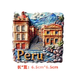 Imanes 3D para Refrigerador de Machu Picchu, Perú, América del Norte, Recuerdo Turístico, Colección de Pegatinas Magnéticas, Regalo Artesanal - Product Image 4
