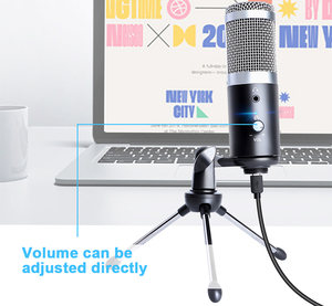 Professional Condenser Microphone Set with Stand for PC Computer <strong>USB</strong> <strong>Mic</strong> - Product Image 4