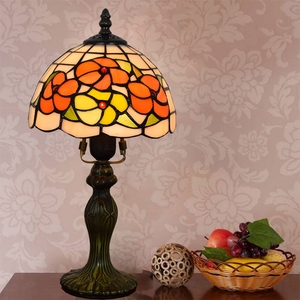 20CM American Rural kreative Retro Tiffany Glasmalerei Esszimmer Schlafzimmer Bar Lampe Weihnachts geschenk Puzzle Löt lampe - Product Image 6