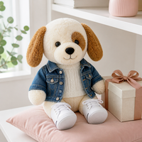 Peluche personnalisée avec design sur mesure pour cadeaux, promotion de marque, objets de collection
