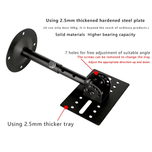 Professional Audio Desk Table <b>Speaker</b> Holder <b>Stand</b> Adjustable Metal Factory Price for Household Use Party Gifts Party Gift - Product Image 4