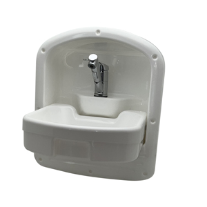 Acrylique rond pliant évier mural suspendu salle de bain lavabo à main évier pour RV <span class=keywords><strong>caravane</strong></span> - Product Image 5