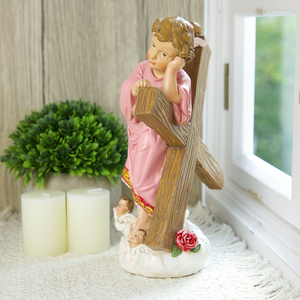 Productos en Stock, Estatuas Religiosas Católicas <span class=keywords><strong>de</strong></span> Resina, Recuerdos para Bebés, Artesanías Cristianas Infantiles <span class=keywords><strong>de</strong></span> Jesús, <span class=keywords><strong>Cruz</strong></span> Infantil <span class=keywords><strong>de</strong></span> 8.07'' <span class=keywords><strong>de</strong></span> Alto - Product Image 3