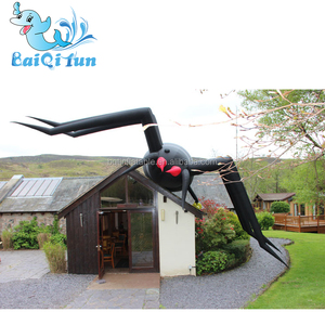 Bán buôn mặt hàng kinh dị trang trí nội thất Mặt nạ Halloween bơm hơi khổng lồ SPIDER Halloween <span class=keywords><strong>Inflatable</strong></span> ngoài trời - Product Image 1