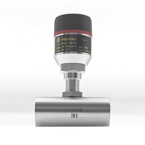 高精度デジタルオイルフローメーター、外部スレッドフランジ、DN10、OEMカスタマイズ可能な電子タービン流量計 - Product Image 4