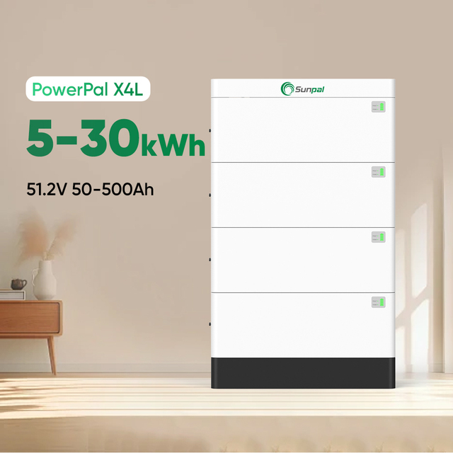 Sunpal Stackable Lithium Lifepo4 Battery 10kWh 10 kWh Home Solar Lithium Battery