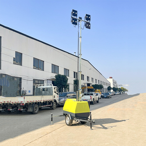 Generador diésel de remolque resistente a la intemperie con control remoto inteligente y luz de Torre Arranque remoto fácil - Product Image 5