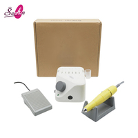 Machine à manucure multifonctionnelle de qualité supérieure B350+105L, lime à ongles à faible vibration avec accessoires complets pour salon de manucure