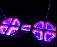 Carré octogonal personnalisé led scène de pole dance dj