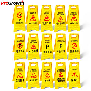 Panneau en plastique pour parking d'hôtel Panneau en forme de A Entretien ménager Toilette Attention Plancher humide Panneaux d'avertissement de sécurité Panneau d'avertissement personnalisé - Product Image 5
