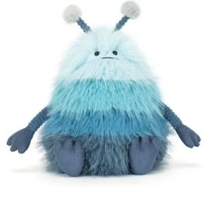 Simpatico Peluche Mostro Alieno Sfumato <span class=keywords><strong>Blu</strong></span> JC, Morbido Pupazzo Peloso, Giocattolo Calmante per Bambini, Decorazione per la Casa - Product Image 1
