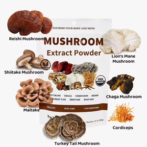 Mantar tozu doğal Reishi Lions Mane Cordyceps Chaga <span class=keywords><strong>Maitake</strong></span> mantar özü karışımı tozu - Product Image 1