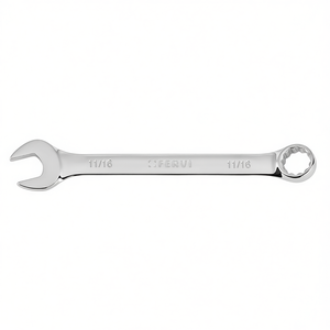 Llave Combinada Fervi de 11/16 Pulgadas Cromada con Acabado Pulido Espejo - Product Image 2