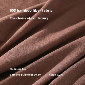 Braguitas Boxer de Fibra de Bambú 60S para <span class=keywords><strong>Mujer</strong></span>, Térmicas, Sin Costuras, Antibacterianas, Transpirables, Talla Grande, 100 kg, Largas - Product Image 3