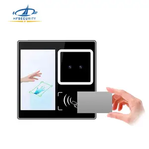 HFSecurity FR05P Newest 5inch Palm Vein face recognition nfc card reader Attendance access control with cloud software
