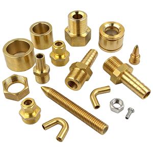 Parti in Ottone Lavorate a CNC di Alta Precisione, Produzione su Misura con Tornio CNC - Product Image 1