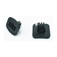 Base de montage adhésive plate et incurvée pour casque, support fixe double face pour accessoires de caméra d'action GoPro DJI Insta360