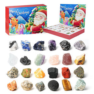 Luxury Eco-Friendly Handmade Quartz Crystal Ore Figurine <b>Advent</b> <b>Calendar</b> Blind Box Children's Holiday <b>Gift</b> Set with Music - Product Image 2