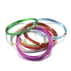 Alambre de Aluminio de Colores de 0.6-3mm, Material para Manualidades y Joyería, Alambre Anodizado y Plateado para Proyectos Hechos a Mano - Product Image 4