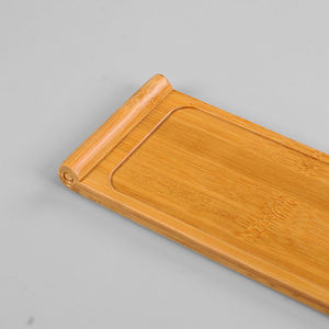 Bamboo Scroll <b>Tea</b> Tray Flat Dry Brewing Kung Fu <b>Tea</b> <b>Set</b> Serving Tray <b>Tea</b> Ceremony Accessories - Product Image 3
