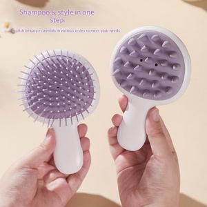 Set de Cepillos para el Cabello 3 en 1 con Forma de Hongo de Dibujos Animados con Espejo para Niñas, Cojín de Masaje para el Cuero Cabelludo, Peine, Cepillo para Lavar el Cabello - Product Image 5